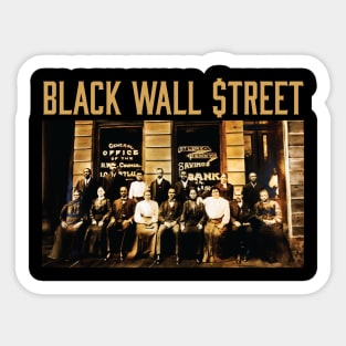 Black Wall Street, Black History Sticker